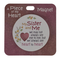 Sister and me magnet