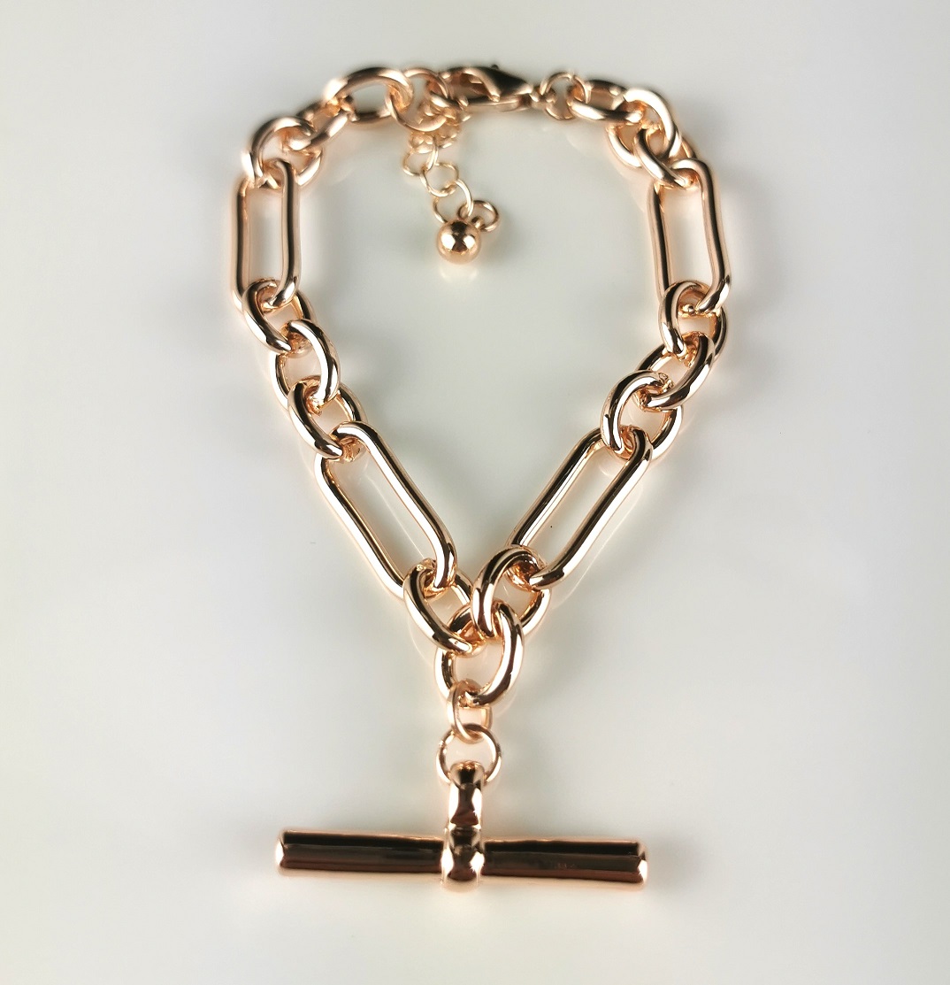 Rose Gold Fob Bracelet