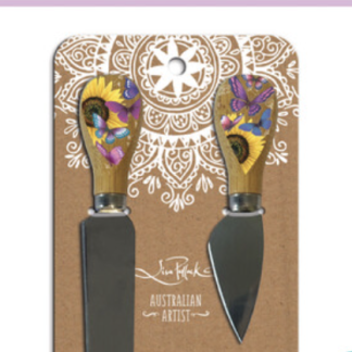 Sunny Butterflies Cheese Knives