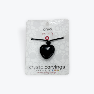 Heart Black Onyx Necklace