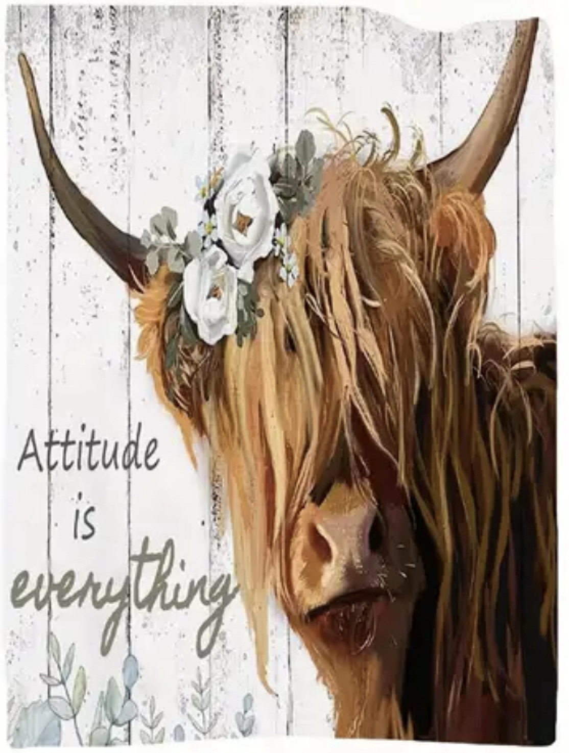 Highland Cow Throw Blanket Highland 150cm X 200