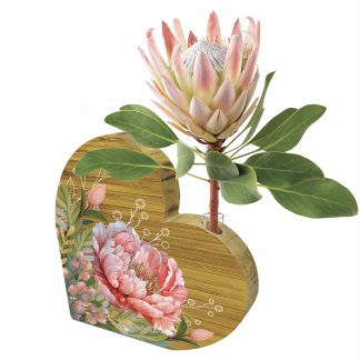 Bud Vase Coral Peony