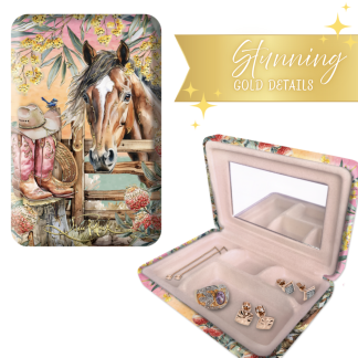 Lisa Pollock Small Jewellery Case - ( Country Dusk)