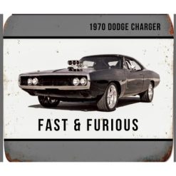 1970 Dodge Charger Embossed Tin Sign
