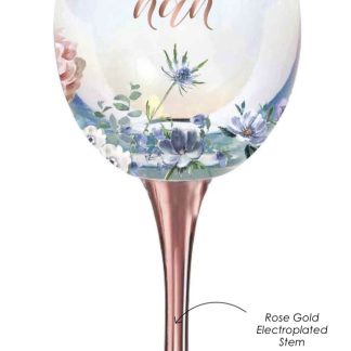 Love You Nan Wine Glass