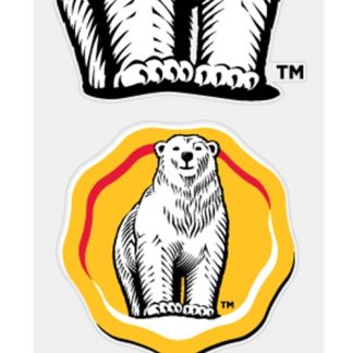 Bundaberg Rum Bundy Bear Sticker Sheet 3 x UV Gloss Stickers