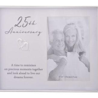 Love Heart 25th Anniversary 4x6