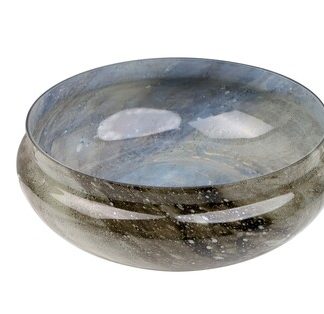 Noir Glass Bowl Black