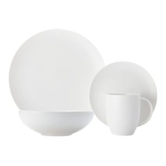 White Basics Soho Rim Dinner Plate Only