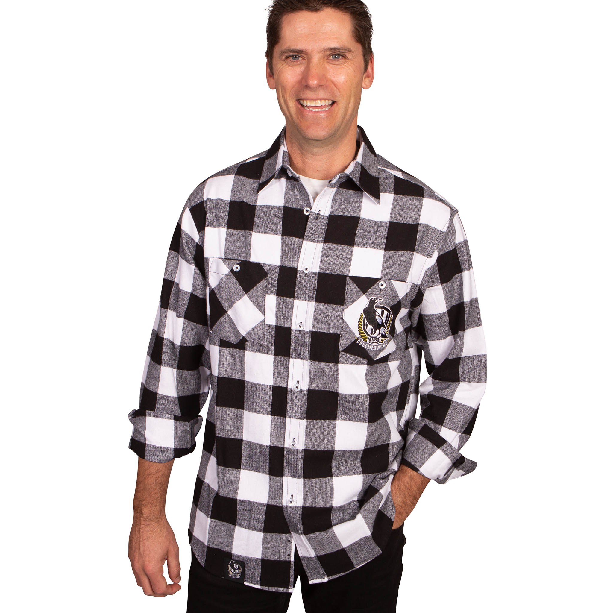 Lumberjack Flannel Shirt - AFL Collingwood