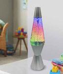 Vortex Twister Lamp 3 Colour Changing LED Silver Case - USB