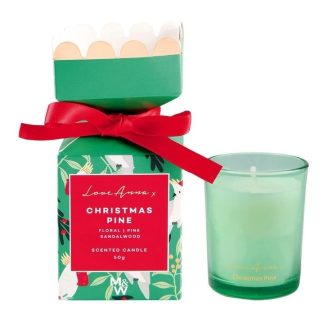 LA Festive Down Under Fragrance Candle 50g Christmas Pine Gift Boxed