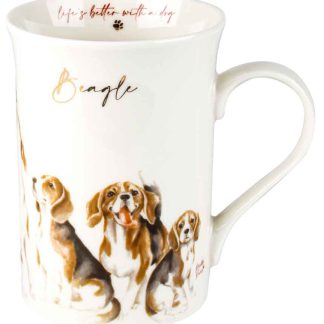 Muddy Paws Beagle Mug