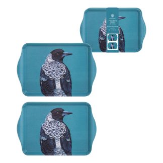 Modern Birds Magpies 2pk Scatter Tray