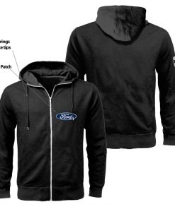 Ford Logo Zip Hoodie