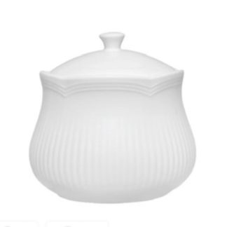 White Basics Rococo Sugar Bowl