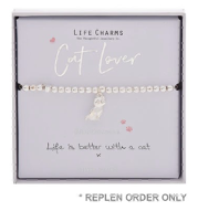 Life Charms Bracelet Cat Lover