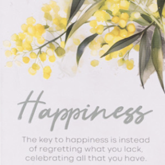Native Blooms Happiness Verse