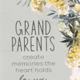 Native Blooms Grandparents Ceramic Magnet