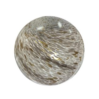 Swirl Taupe Glass Light Ball S