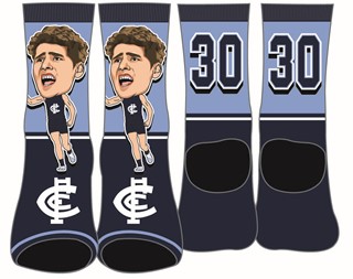 Adult Henrik Socks Blues Curn