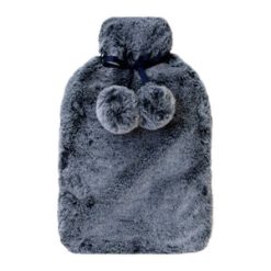 Archie Hot Water Bottle and Cover 37x22cm Indigo