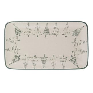 Christmas Evergreen Rectangular Platter
