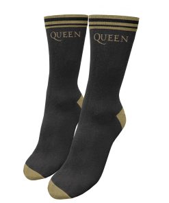 Queen Music Band Gold Socks
