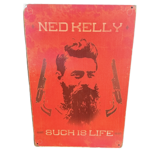 Ned Kelly Tin Sign