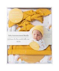 Baby Announcement Set Rainbows