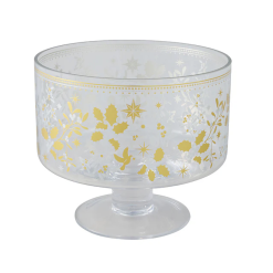 MW White Christmas Footed Trifle Bowl 20cm Gift Boxed