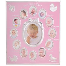 Baby Girl Frame 13 Photo Collage