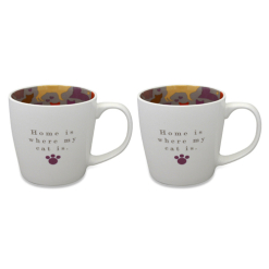 Home is my cat Inside out Mug