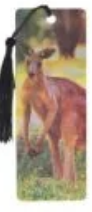 3D Kangaroo Bookmark