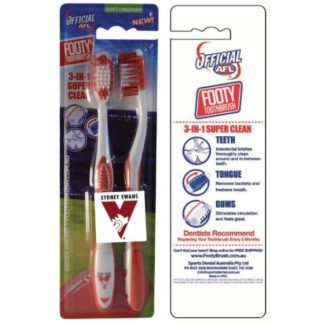 Sydney Swans Toothbrush Twin Pack