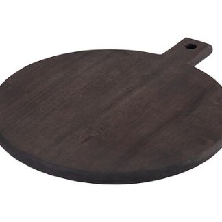 Graze Round Serving Paddle Black 45x37x2cm
