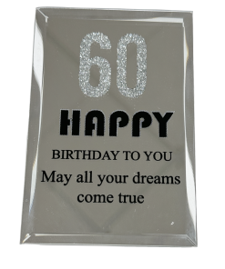 Happy 60th Birthday Plaque