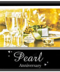 30th Pearl Anniversary Photo Frame