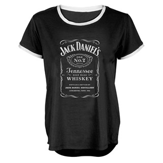 JD Full Label Ringer Tee