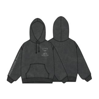 Essendon Bombers Acid Wash Hoody