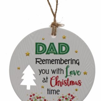 Dad Memories Xmas Plaque