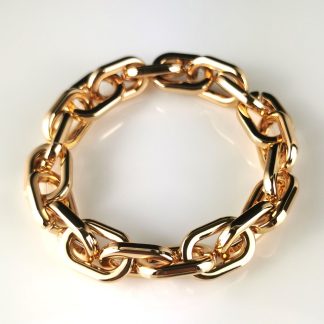Bracelet Gold Chunky Adjustable