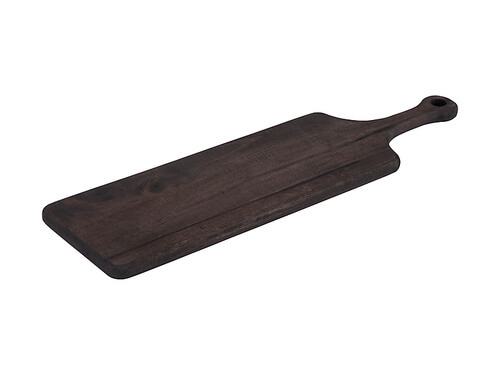 Graze Rectangular Serving Board Black 57x16x2cm