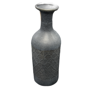 Tall Metal Modern Vase 45cm