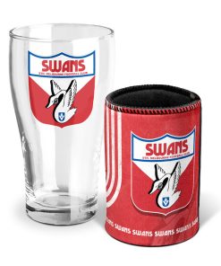 Pint Glass and Can Cooler