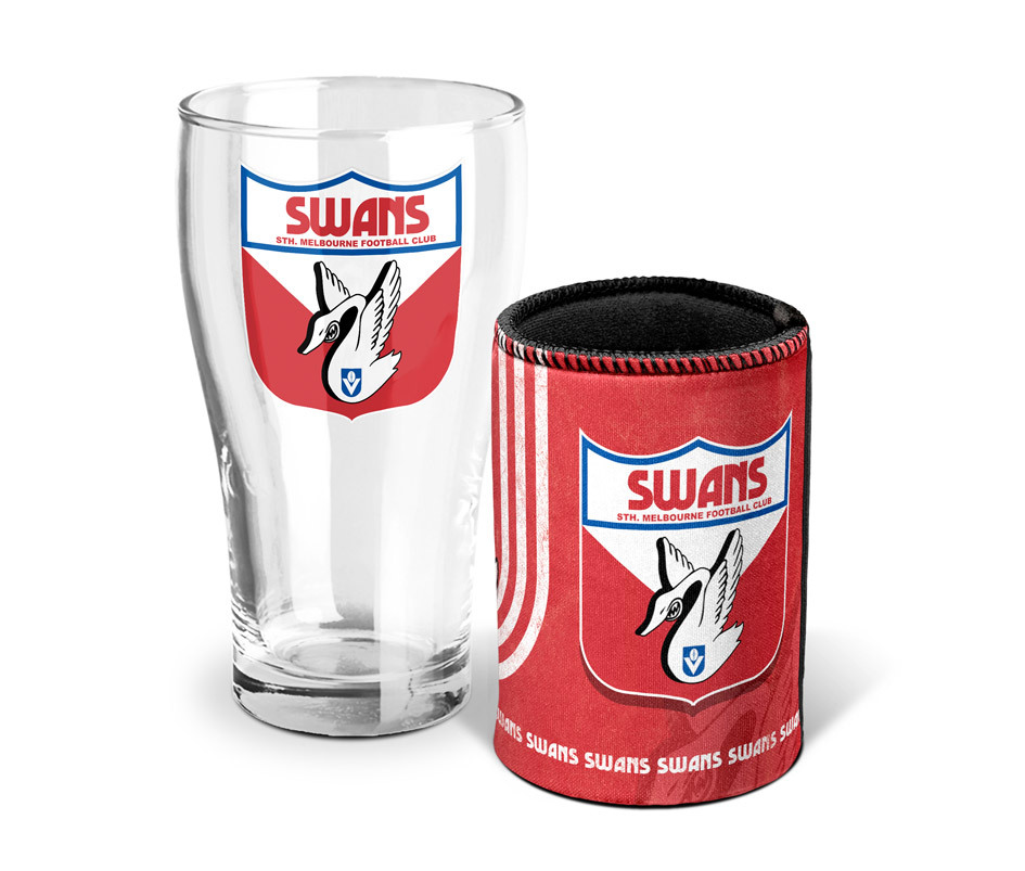 Pint Glass and Can Cooler