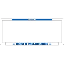 North Melbourne AFL Number Plate Frame