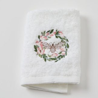 Floral Bee Face Washer