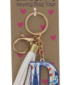 D keyring bag tag