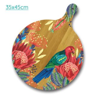 Crimson King Round Platter